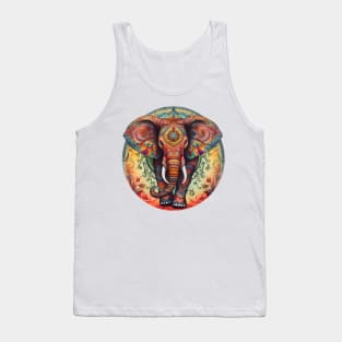 Elephant mandala Tank Top